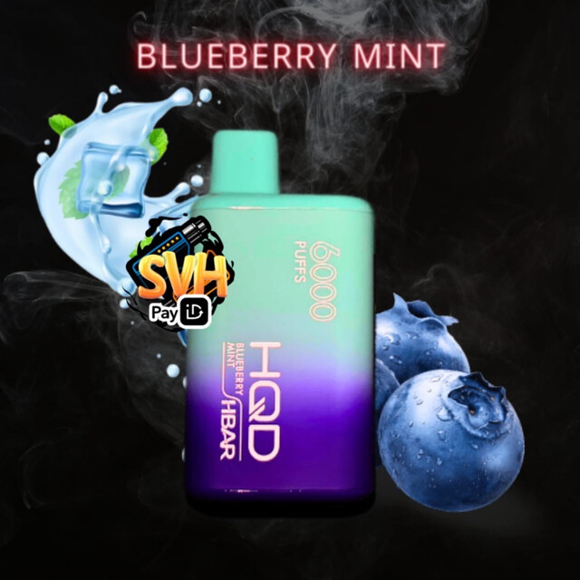 HQD HBar 6000 a Blueberry Mint