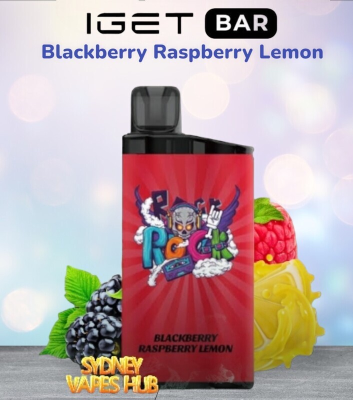 Buy IGET Bar 3500 Flavors Blackberry Raspberry Lemon