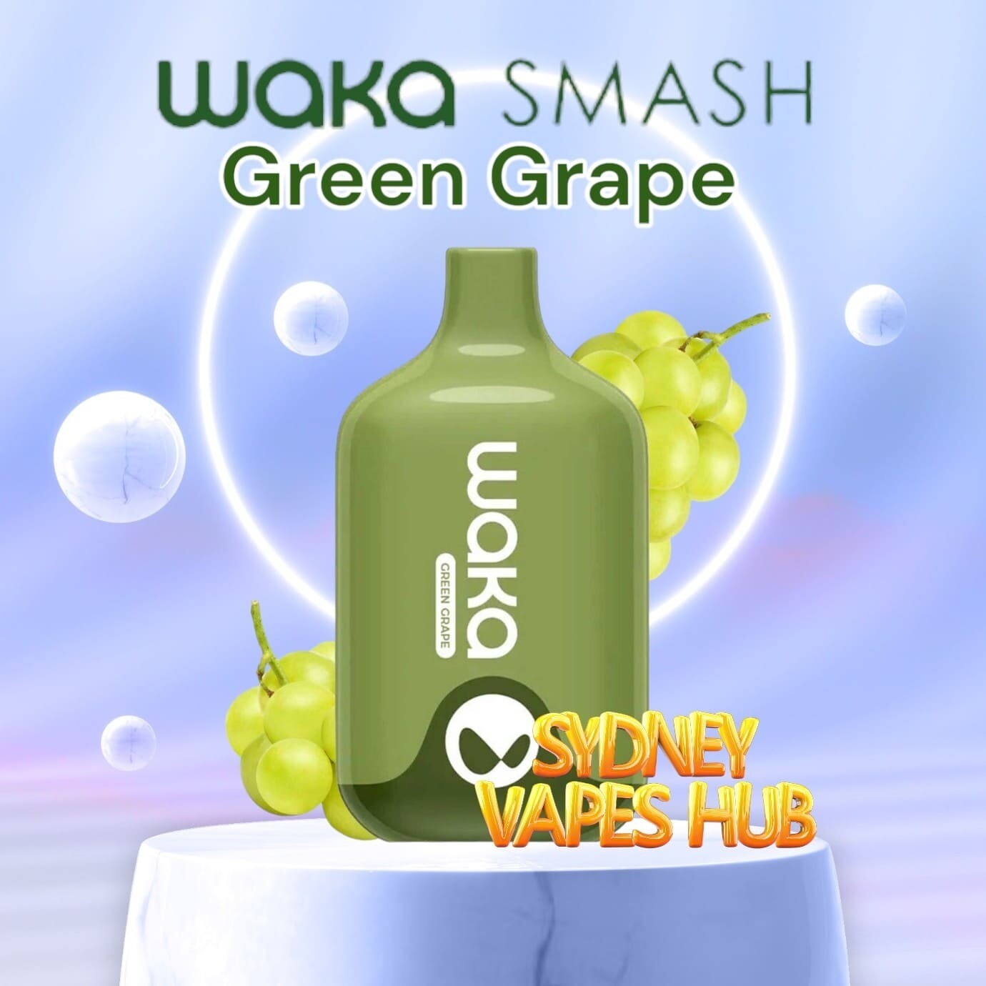 Waka Smash Green Grape 6000