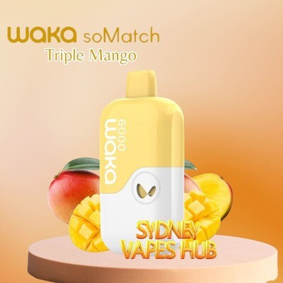 Waka Somatch Triple Mango 6000