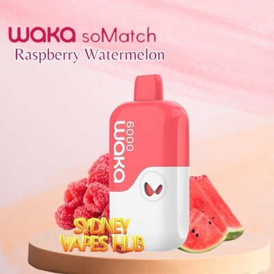 Waka Somatch Raspberry Watermelon 6000