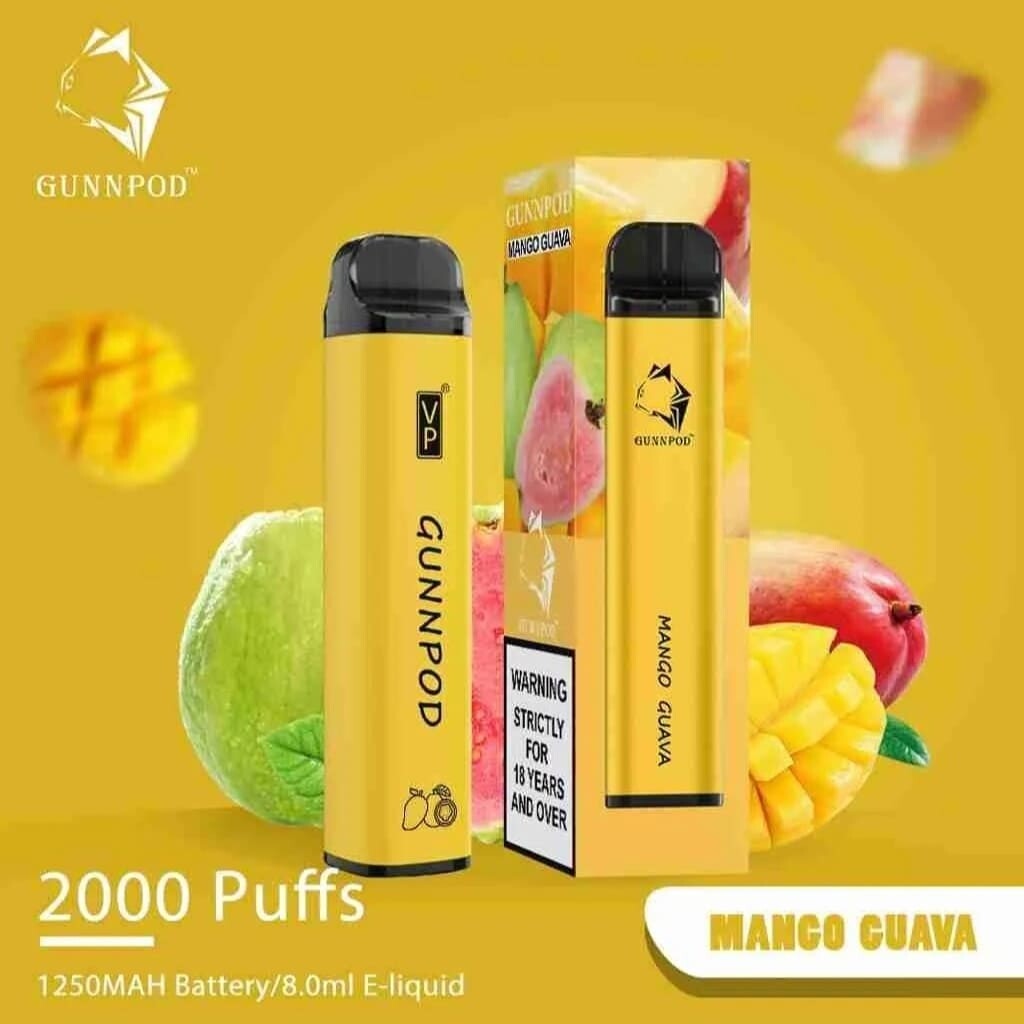 Gunnpod Mango Guava 2000 Puffs
