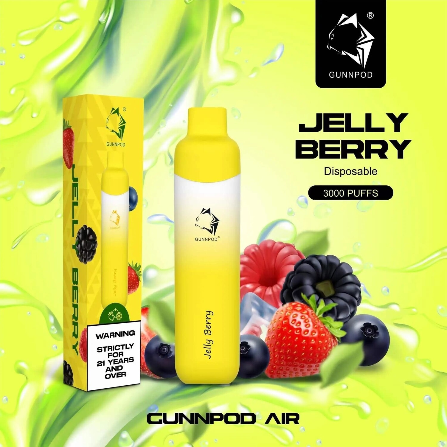Gunnpod Air Jelly Berry 3000