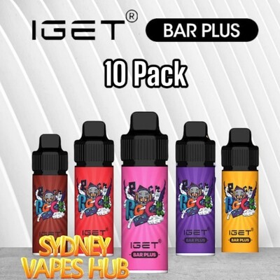 10 Pack Of IGET Bar Plus