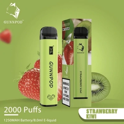 Gunnpod Strawberry Kiwi 2000 Puffs