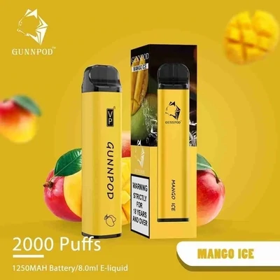 Gunnpod Mango Ice 2000 Puffs
