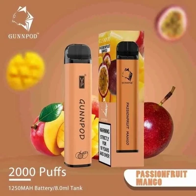 Gunnpod Passion Fruit Mango 2000 Puffs