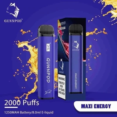 Gunnpod Maxi Energy 2000 Puffs