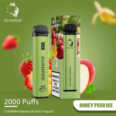 Gunnpod Honey Push Ice 2000 Puffs