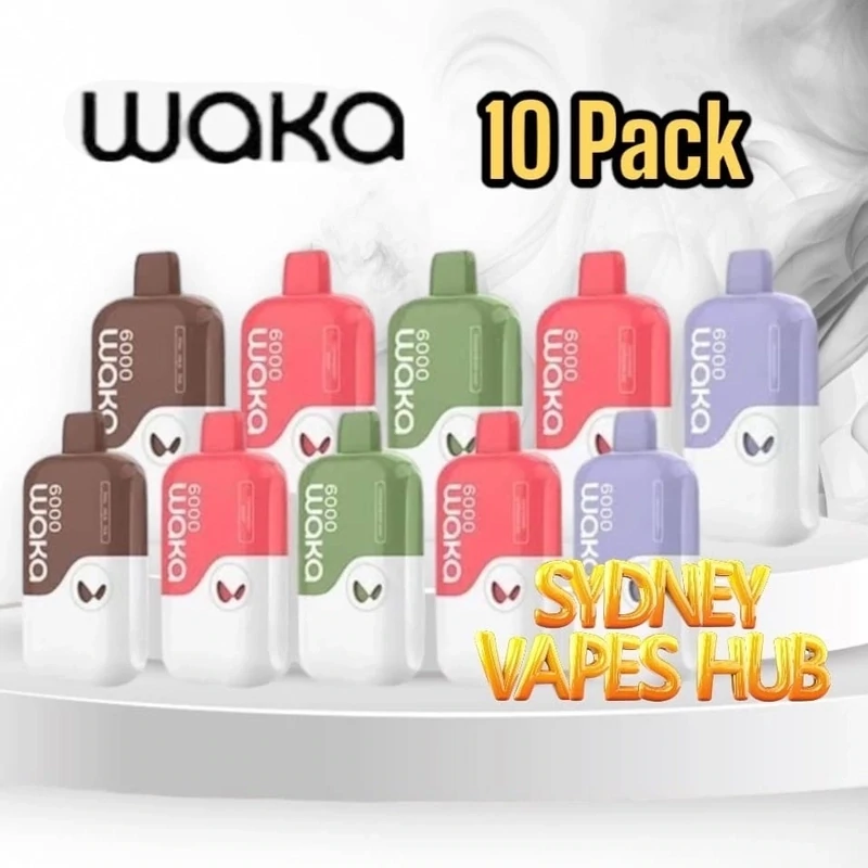 Waka Somatch 6000 Vape 10 Pack Pods Disposable Vape Sydney Vape