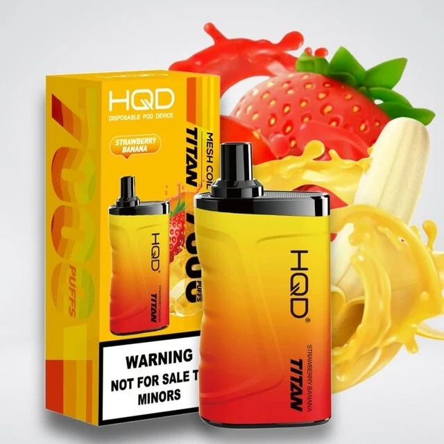 HQD Titan 7000 Banana Strawberry Ice