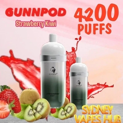 Gunnpod Wave 4200 - Strawberry Kiwi