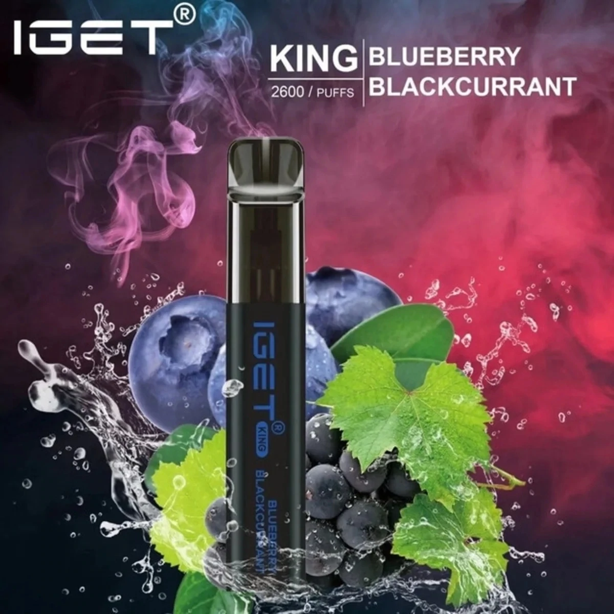 IGET king Blueberry Blackcurrant 2600