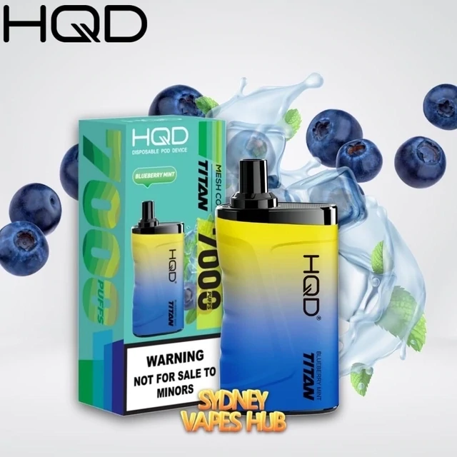 HQD Titan 7000 Blueberry Mint