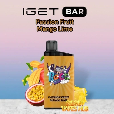 IGET Bar 3500 Passion Fruit Mango Lime