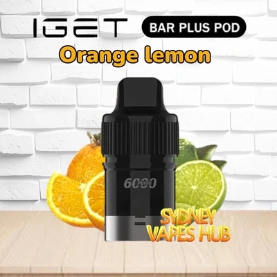 IGET BAR Plus Pod Orange lemon