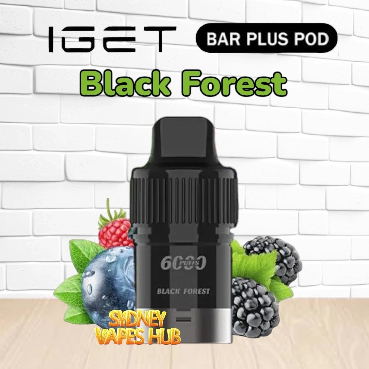 IGET BAR Plus Pod Black Forest