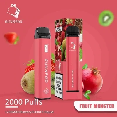 Gunnpod Fruit Monster 2000 Puffs