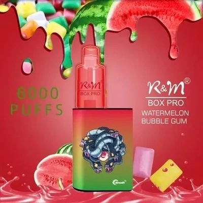 R and M Box Pro Watermelon Bubble gum 6000