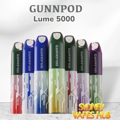 10 Pack Of Gunnpod lume 5000