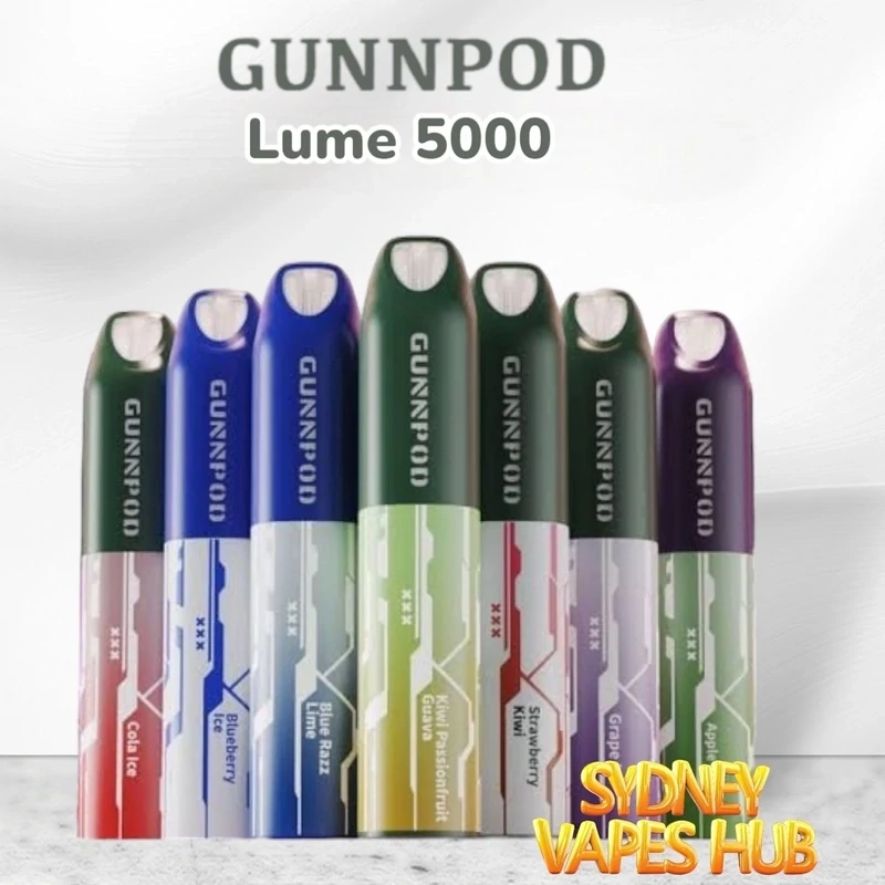 10 Pack Of Gunnpod lume 5000 tobacco only