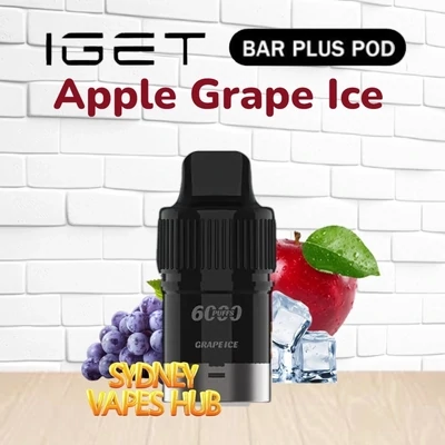 IGET BAR Plus Pod Apple Grape Ice