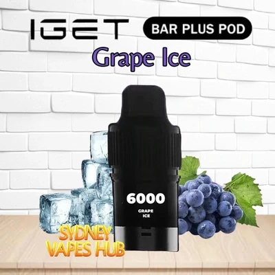 IGET Bar Plus Pod Grape Ice