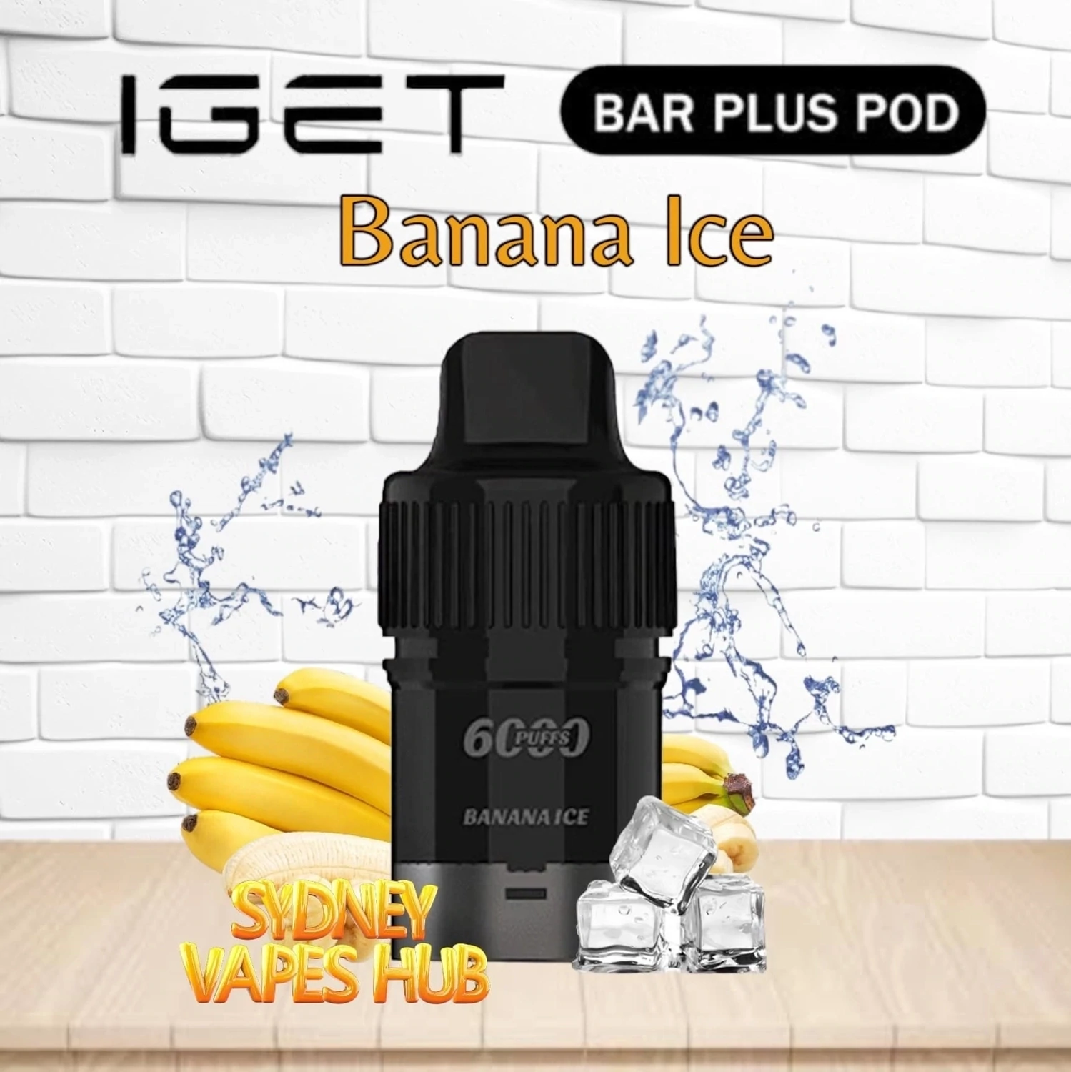 IGET Bar Plus Pod Banana Ice