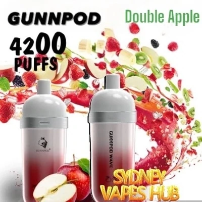 Gunnpod Wave 4200 Double Apple
