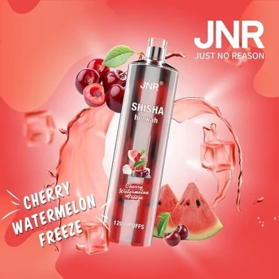 JNR ShiSha Cherry Watermelon Freeze 12000 Puffs
