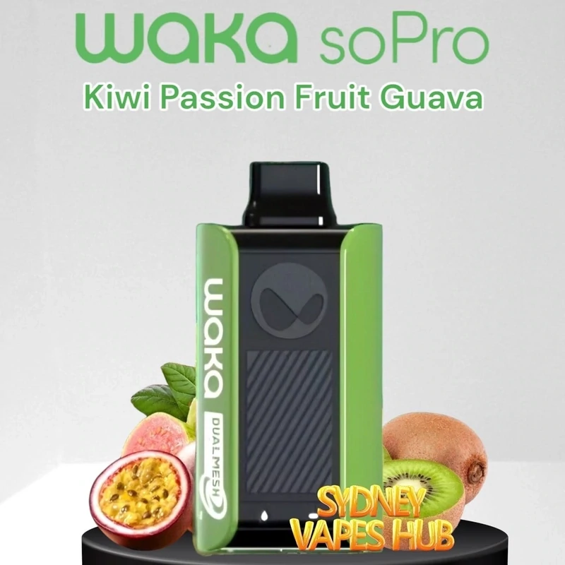 Explore the Versatile WAKA SoPro Kiwi Passion Fruit Guava 10000 Vape in ...