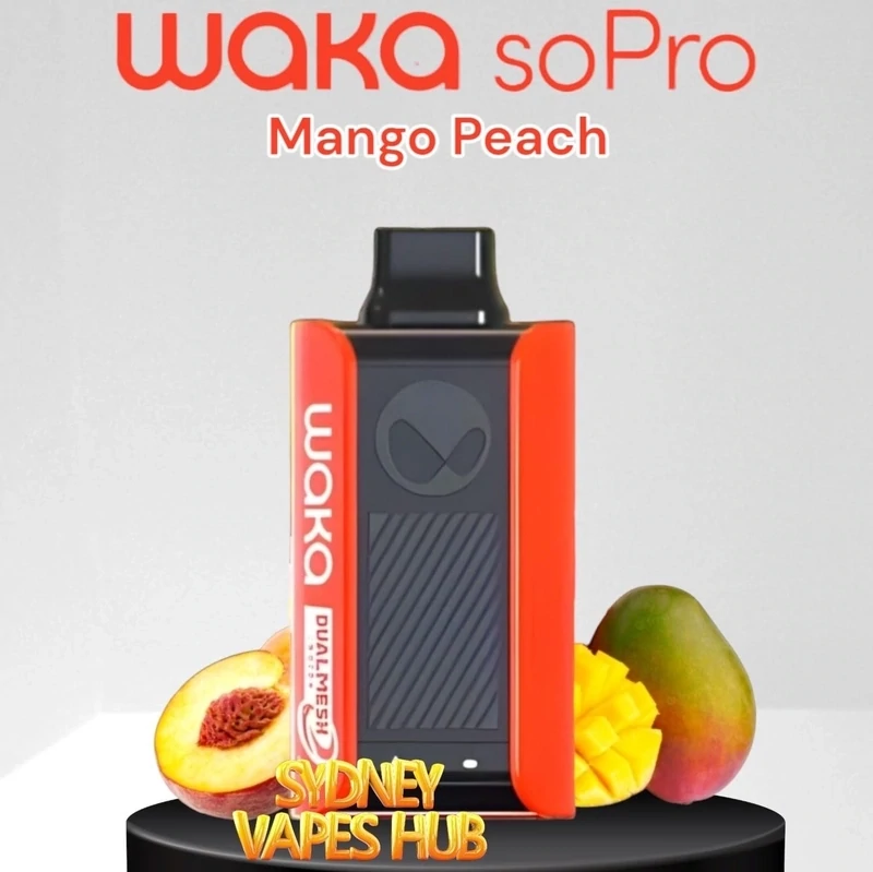 WAKA SoPro Mango Peach 10000 Disposable Vape Sydney Vape