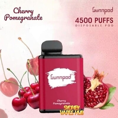 Gunnpod Plus Cherry Pomegranate 4500