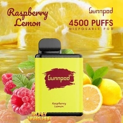 Gunnpod Plus Raspberry Lemon 4500