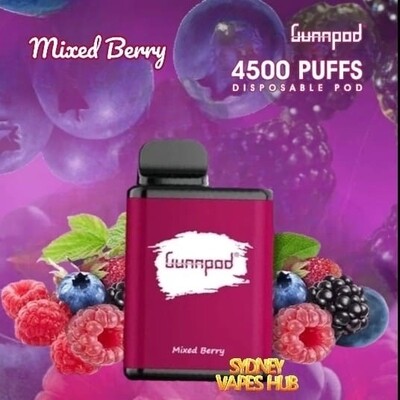 Gunnpod Plus Mixed Berry 4500