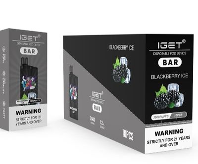 IGET Bar 3500 Blackberry Ice 10 Pack