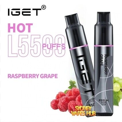 IGET Hot Raspberry grape 5500