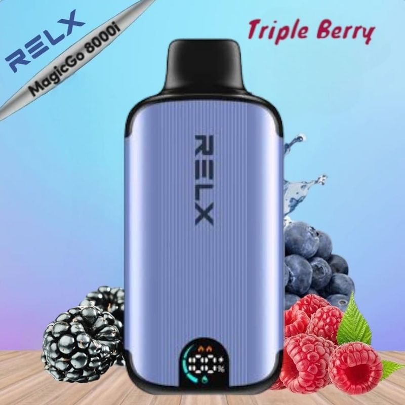 Relx Magic Go 8000 Triple Berry