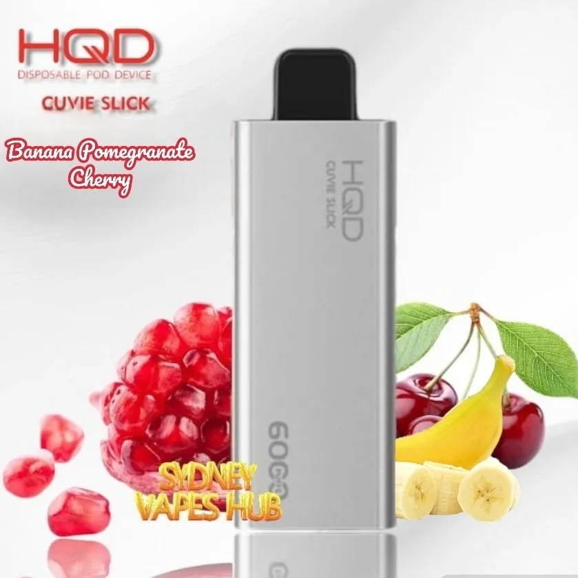 HQD Cuvie Slick 6000 Banana Pomegranate Cherry