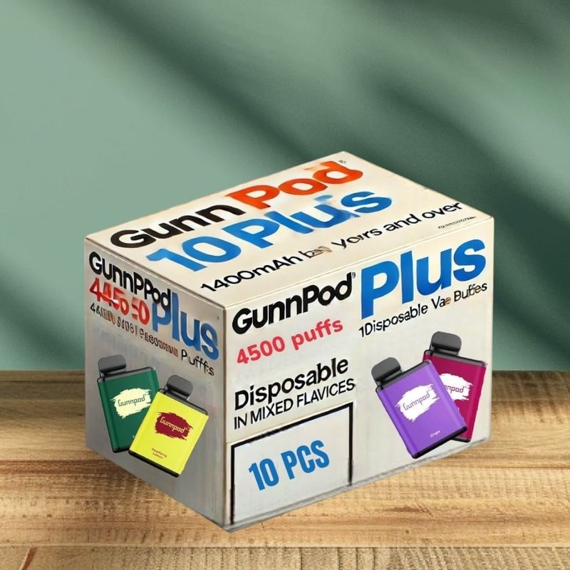 Gunnpod Plus 4500 12 pack