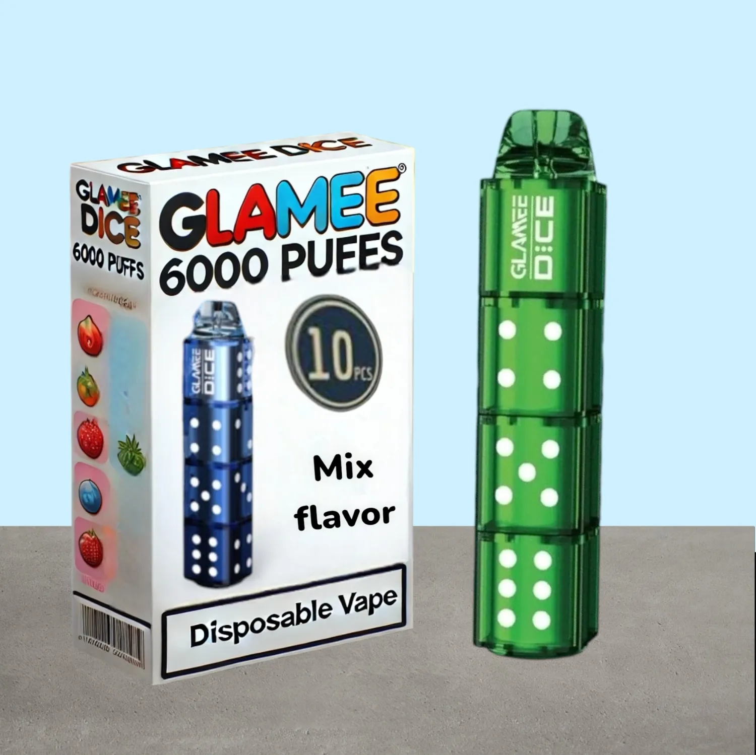 Glamme Dice  - 10 Pack