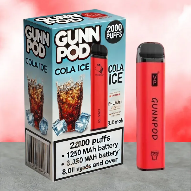 Gunnpod - Cola Ice 10 Pack 2000