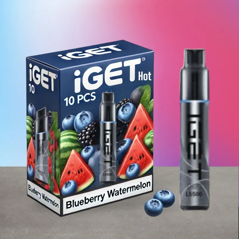 IGET HOT Blueberry Watermelon 5500 - 10 pack