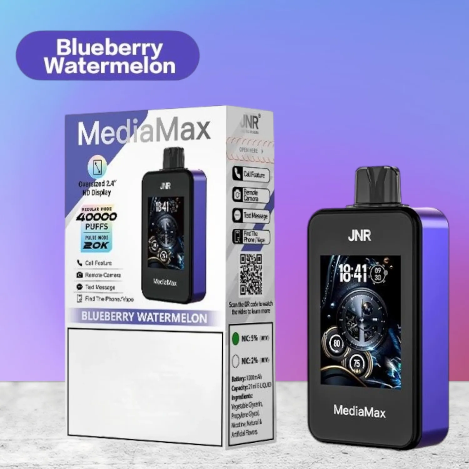 JNR MediaMax Blueberry Watermelon