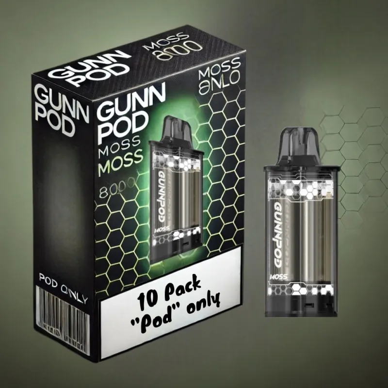 Gunnpod moss - 10 Pack “pod Only&quot;