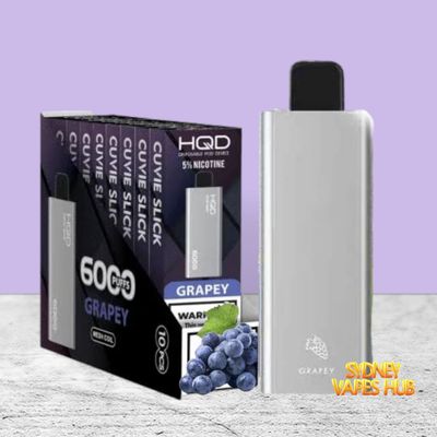 full box  Hqd Slick 6000 Grapey
