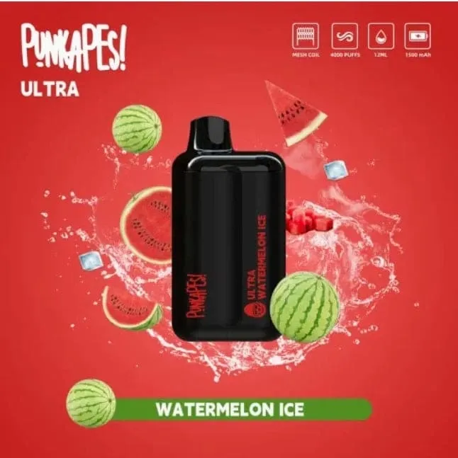 Punkapes Ultra Watermelon Ice 4000