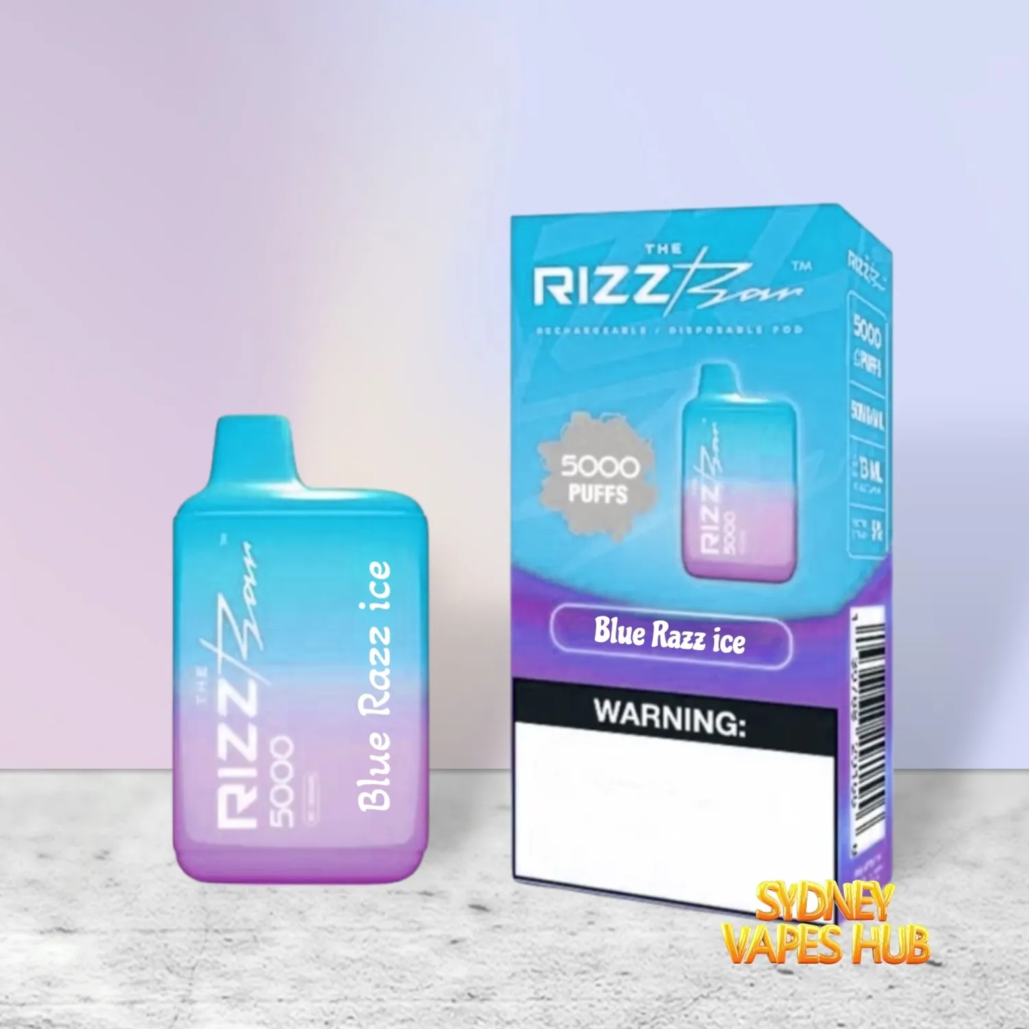 The Rizz 5000 Blue Razz ice