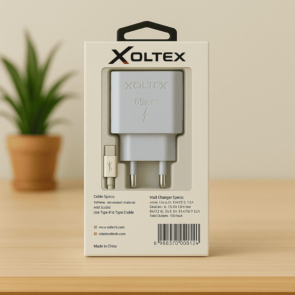 XOLTEX 27W PD Fast Charger &amp; Cable