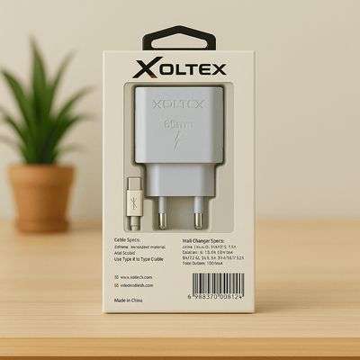 XOLTEX 27W PD Fast Charger &amp; Cable